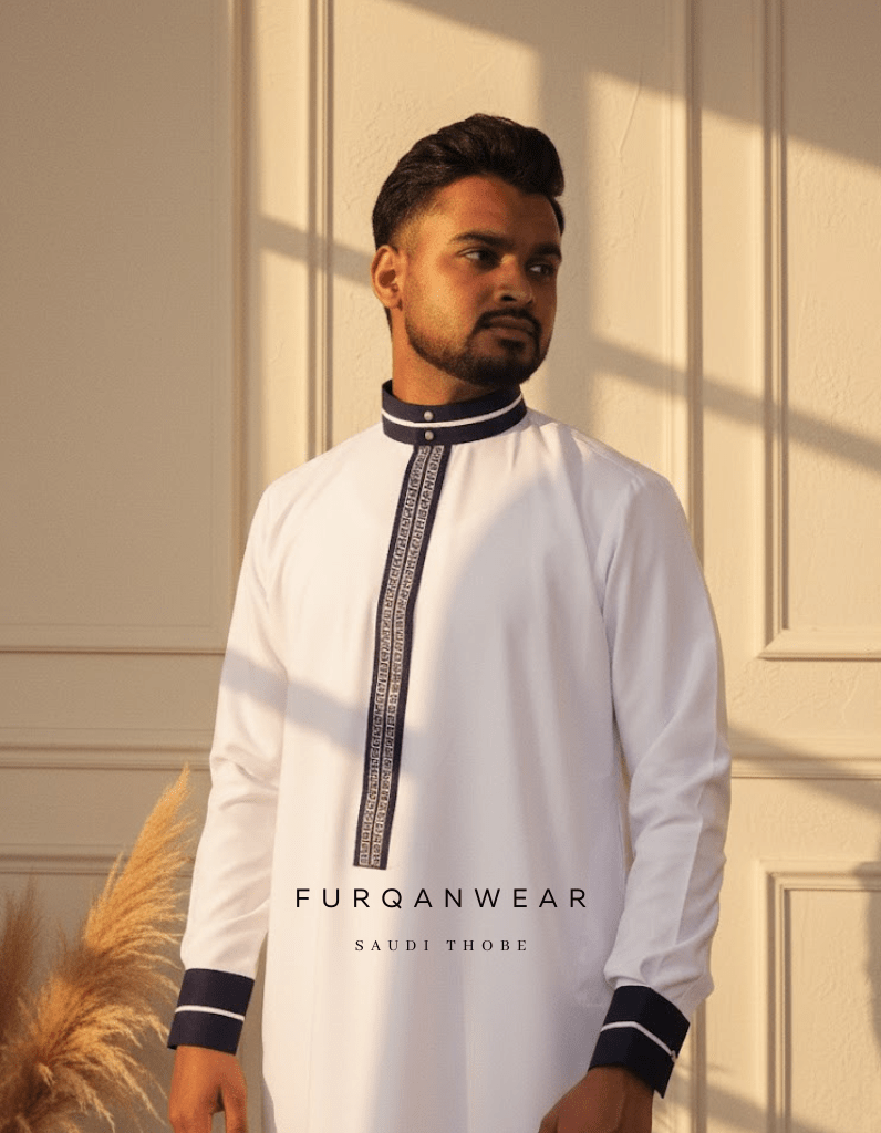 Achetez des Thobes Saoudiens Premium pour l'Aïd 2026 | Élégants et Confortables – Furqanwear