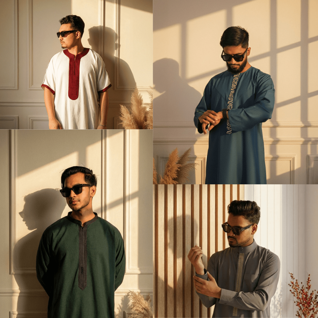 La meilleure Thobe pour l'Aïd : Thobes islamiques Premium pour hommes chez Furqanwear