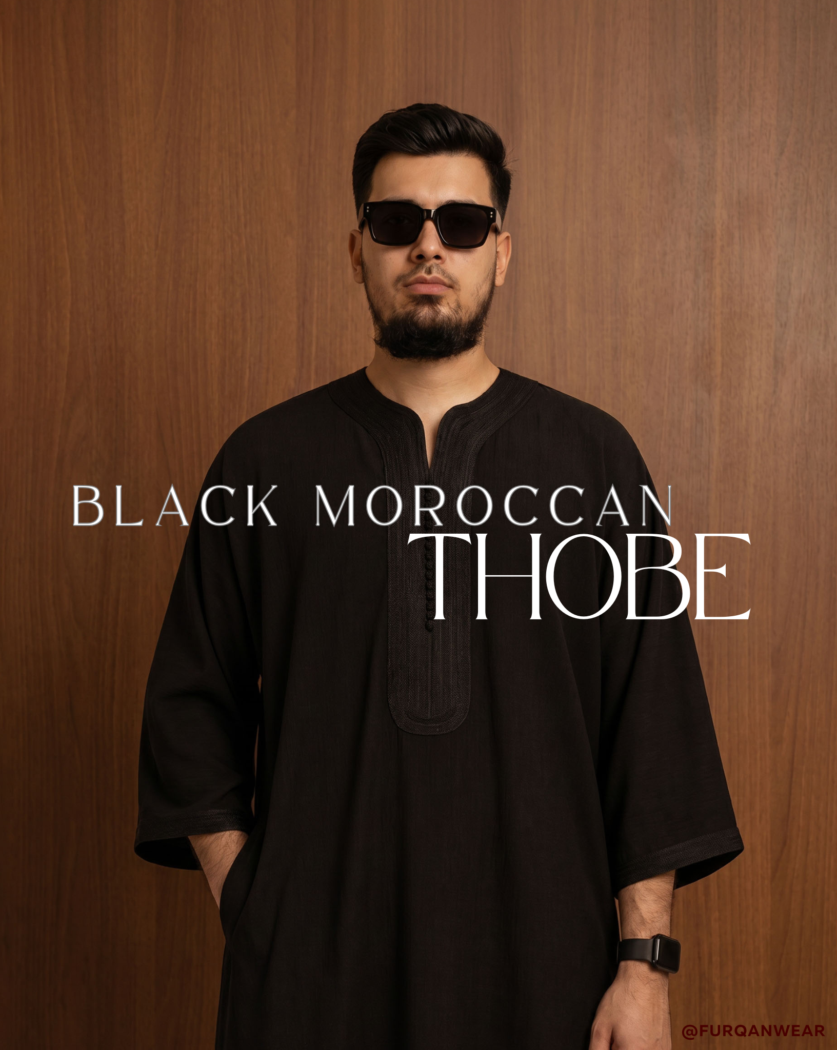 Black Moroccan Thobe — Why It's the Most Powerful Choice