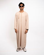 Omani Thobe - Peach Cream