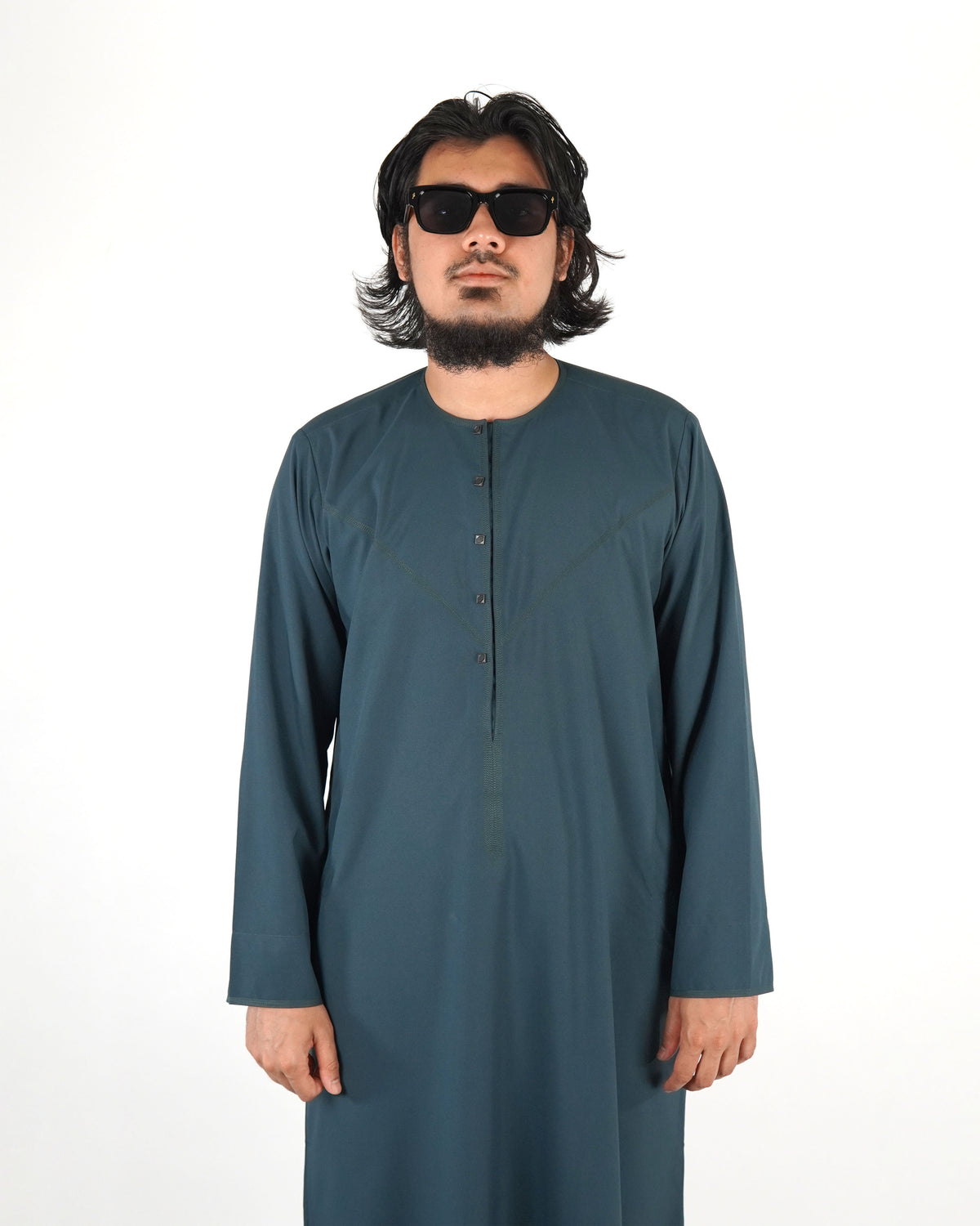 Dark green thobe -Furqan