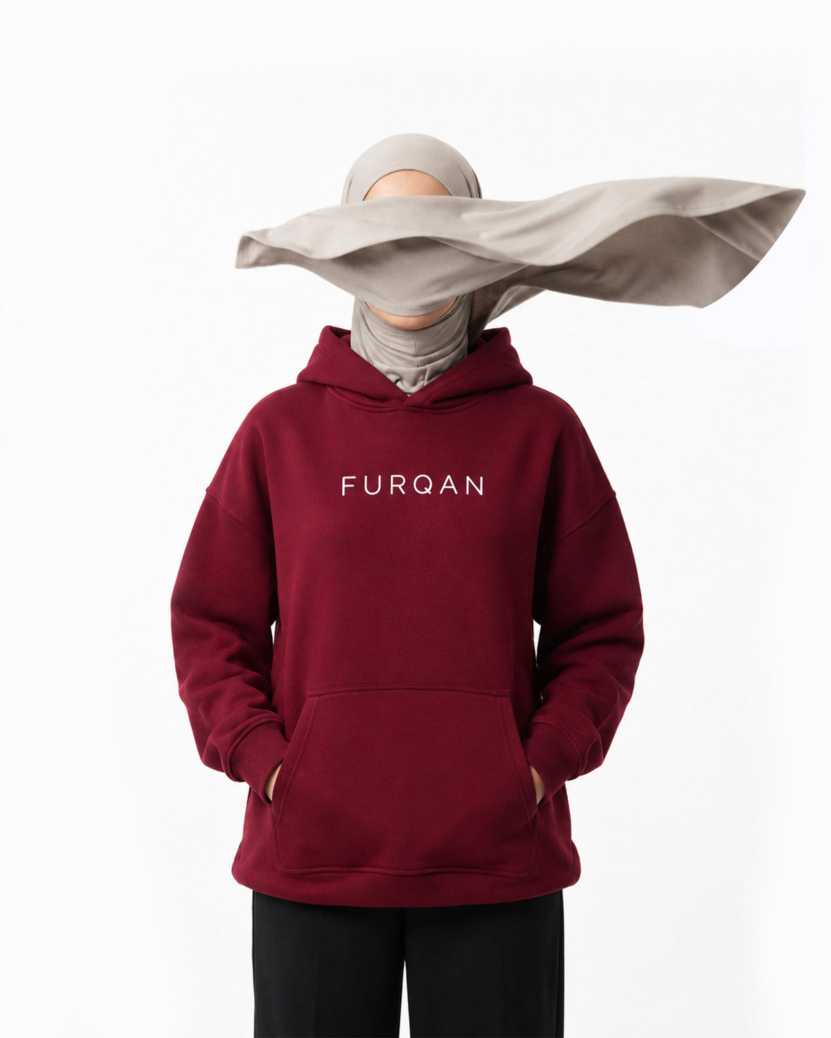Hoodie Maroon