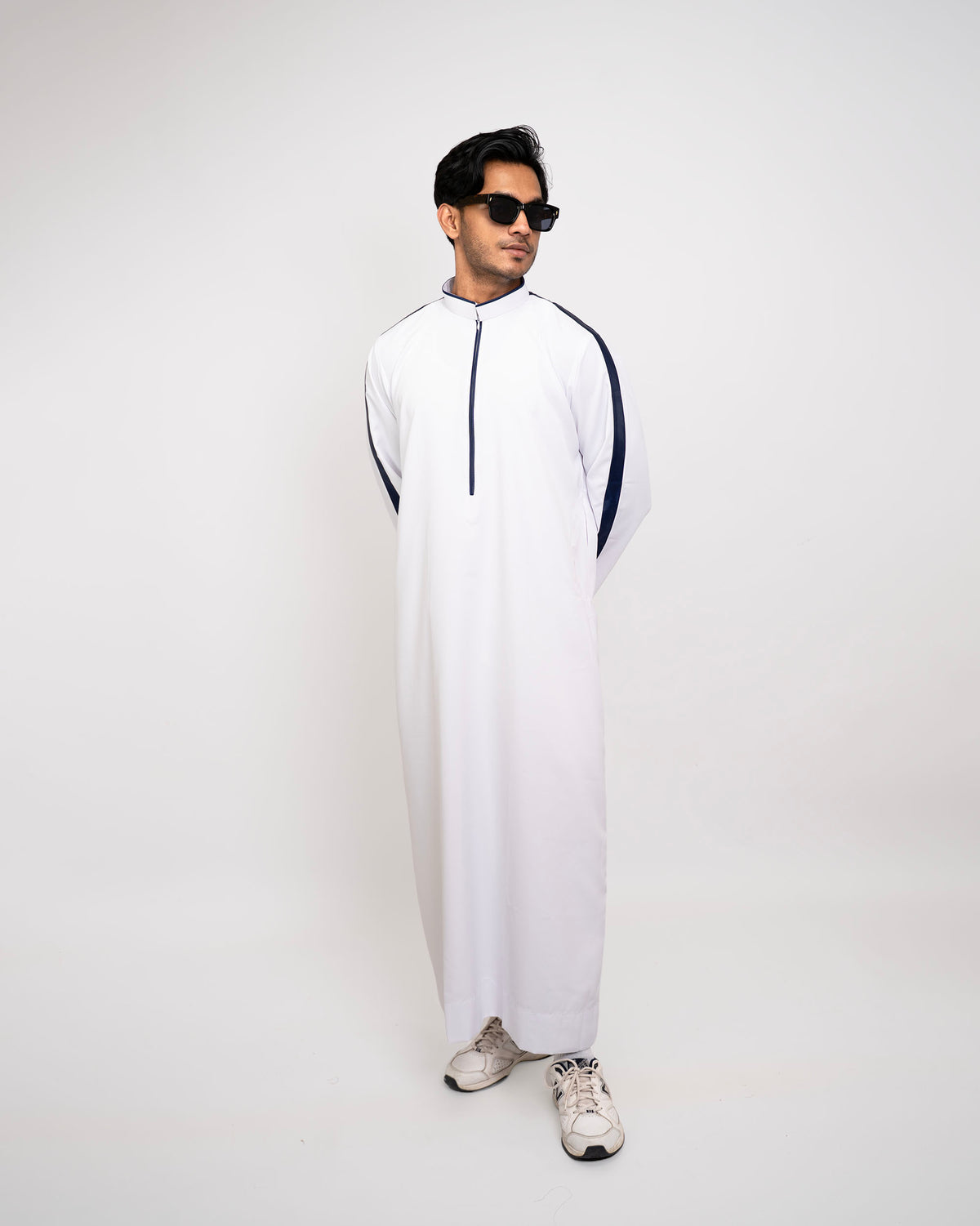 Saudi Thobe - Designer White