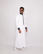 White Embroidery Thobe.