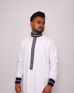 White Embroidery Thobe.