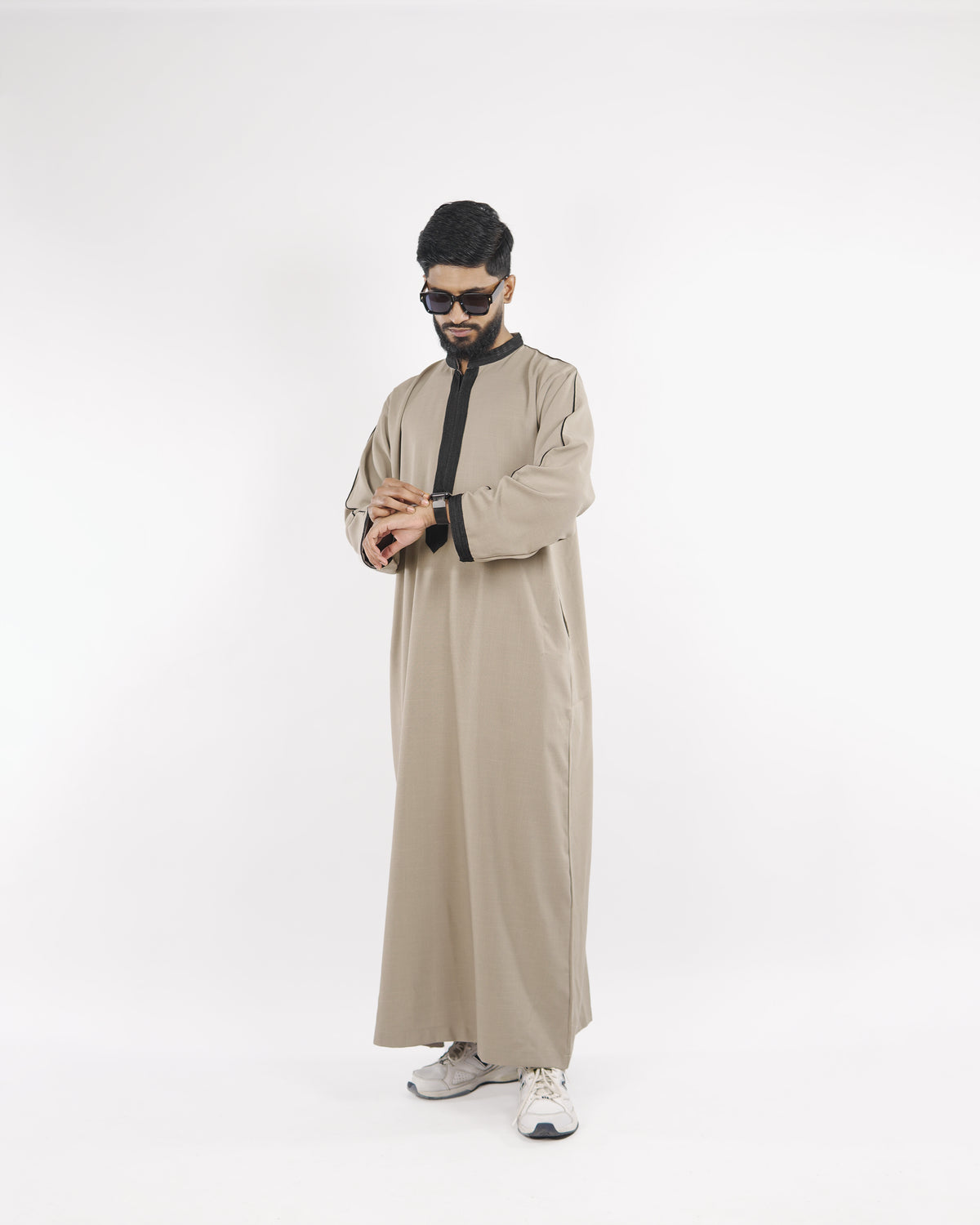 Royal Thobe - Canvas Beige-Clothing for Men in Islam-FURQAN