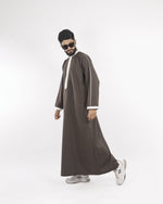 Royal ThobeCoffee Brown - mens islamic thobe – FURQAN