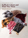 Keffiyeh colours compared: red and white, black and red, brown and cream and other Furqanwear keffiyehs