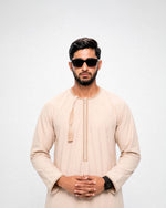 Omani Thobe - Peach Cream