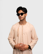 Omani Thobe - Peach Cream