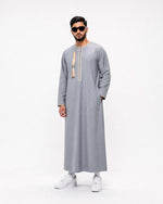 Omani Thobe - Dove Grey for men - Furqanwear