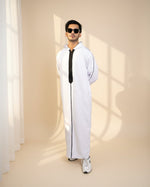 Djellaba White Full View for Men – Furqanwear Canada