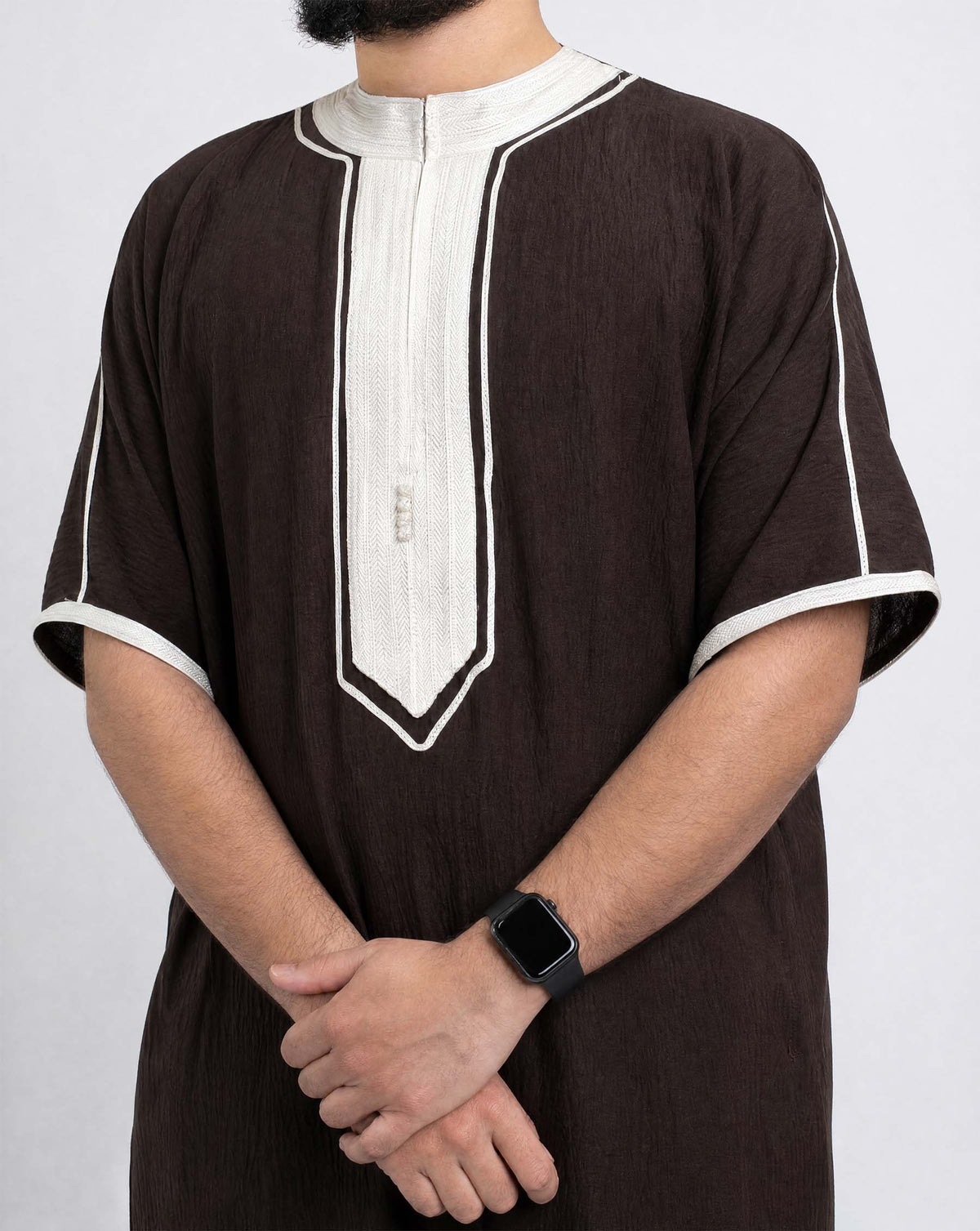 Brown Moroccan Thobe - The Artisan