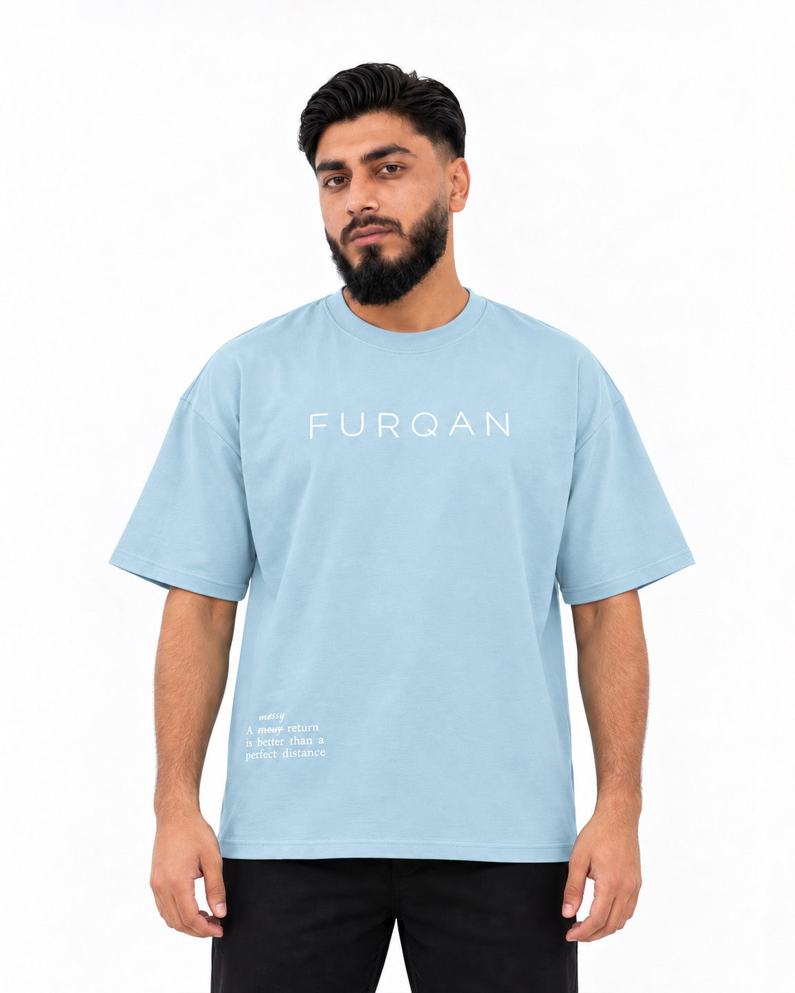 Oversized T-shirt Sky Blue