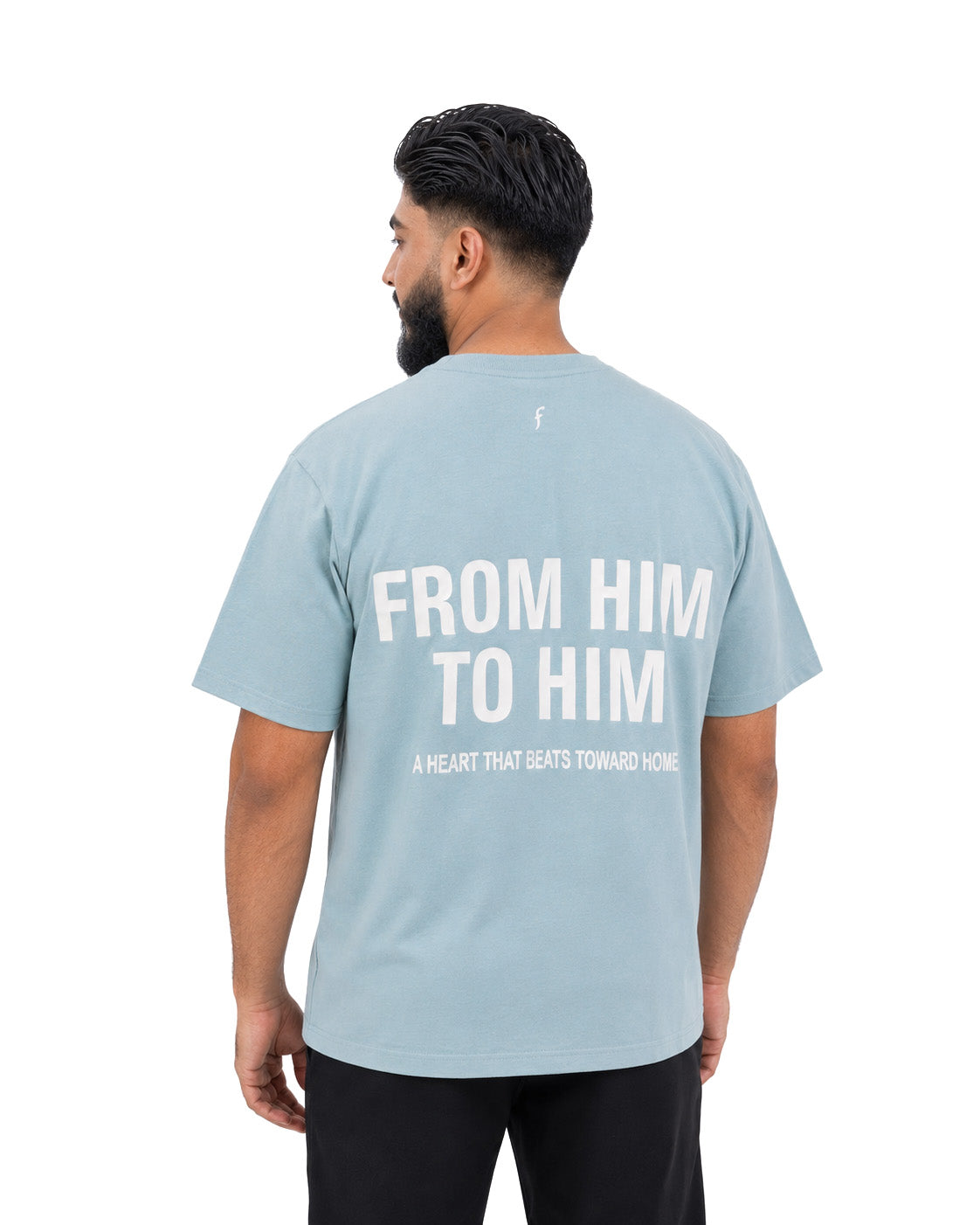 Oversized T-shirt Sky Blue