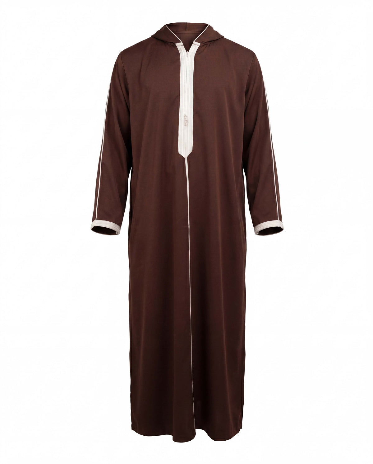 DJELLABA MARRON EN BOIS