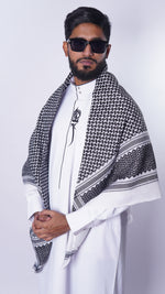 Keffiyeh Shemagh Islamic Muslim Scarf Black