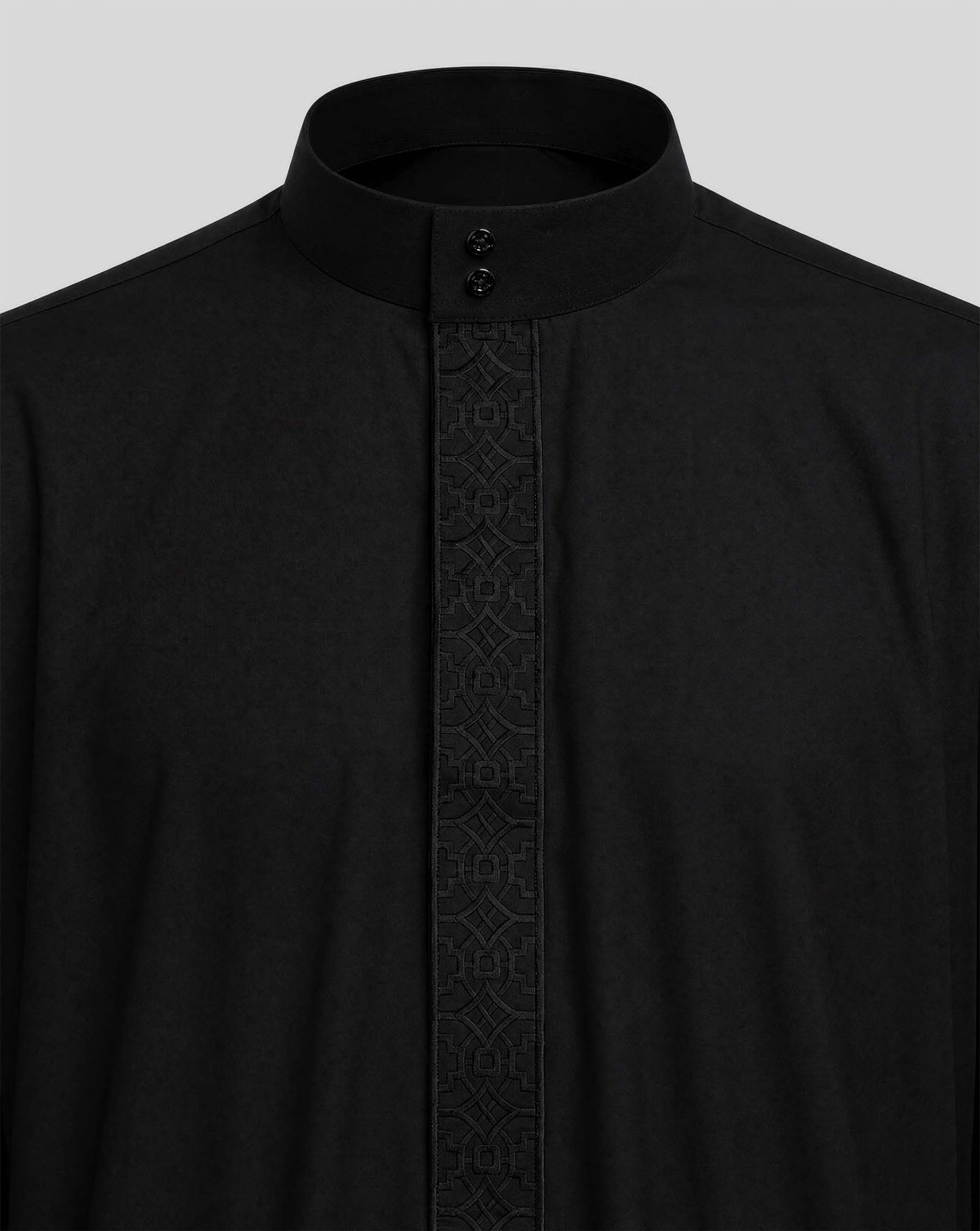 Saudi thobe black designer — Furqanwear