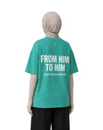 T-shirt oversize vert
