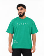 T-shirt oversize vert