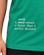 T-shirt oversize vert
