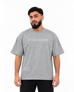 T-shirt oversize gris