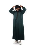 Djellaba Emerald Green for Men USA – Premium Islamic Wear