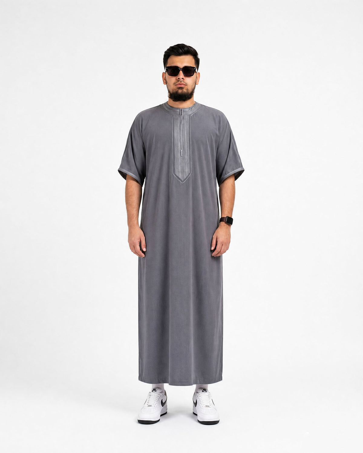 Silver Moroccan Thobe — The Artisan