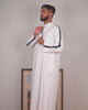 White Designer Thobe Jubbah Islamic Thobe Robe Toronto